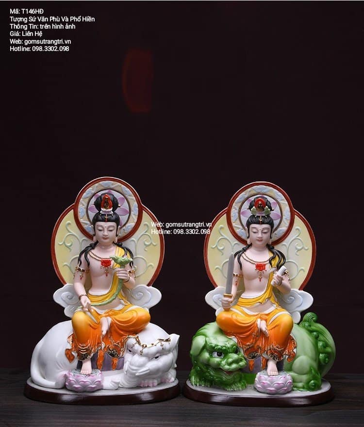 TƯỢNG SỨ VĂN THÙ VÀ PHỔ HIỀN
